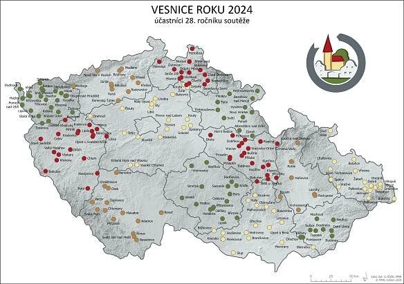 Do 28. ročníku soutěže Vesnice roku se přihlásilo nejvíce obcí z Karlovarského kraje