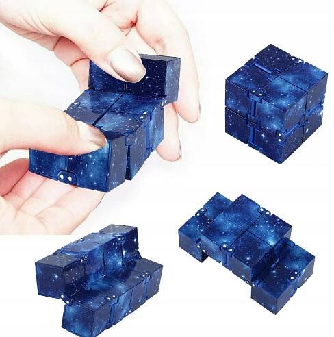 Infinity Cube Nekonečná kostka modrá