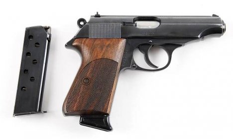 Pistole, Walther - Ulm, Mod.: PP der bayrischen Landespolizei, Kal.: 7,65 mm, - Jagd-, Sport-, & Sammlerwaffen 2023/06/09