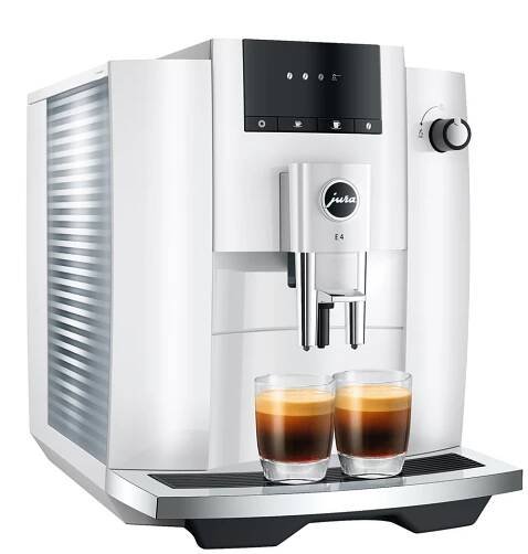 Jura E4 Piano White / Automatický kávovar / 1450W / 15 bar / 1.9l