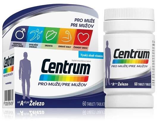 Centrum multivitamín pro muže 60 tablet
