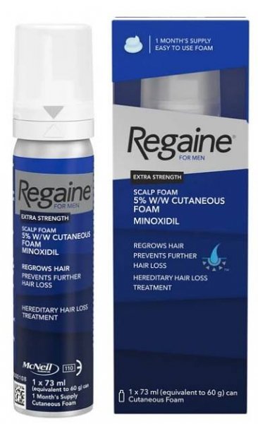 Regaine pěna pro muže - 5% minoxidil