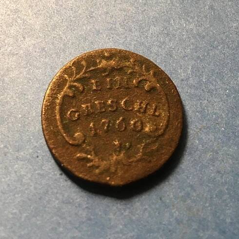 Rakousko - Uhersko 1 grešle 1760 Marie Terezie