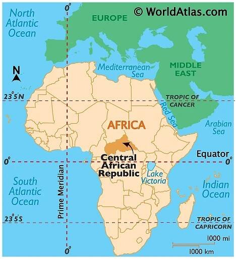 Where is Central African Republic?