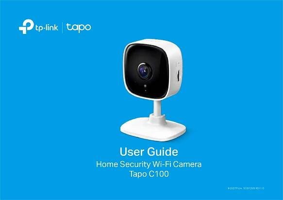 Uživatelská příručka pro domácí bezpečnostní Wi-Fi kameru tp-link Tapo C100