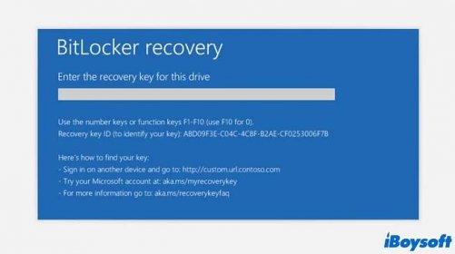 BitLocker Keeps Asking for Recovery Key on Windows 10 Laptop