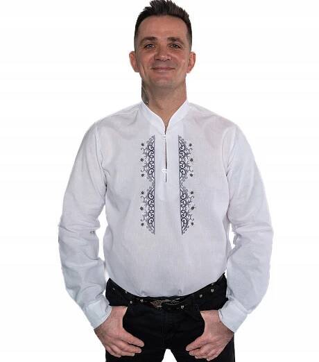 Horalská košile vyšívaná z bavlny, folková