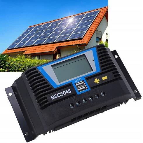 REGULÁTOR NABÍJENÍ BATERIE 30A SOLÁRNÍ REGULÁTOR 12V24V36V48V BSC3048 Druh regulátor nabíjení