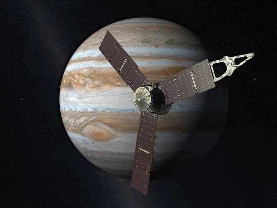 Sonda Juno pronikla na oběžnou dráhu Jupiteru. Prozkoumá jeho nitro