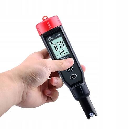 MĚŘIČ pH a TEPLOTY TESTER VODY KYSELINOMĚR AKVÁRIUM ATC AUTOKALIBRACE EAN (GTIN) 5905072880008