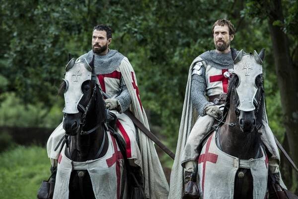 Soumrak templářů - The Black Wolf and the White Wolf - Z filmu - Tom Cullen, Simon Merrells