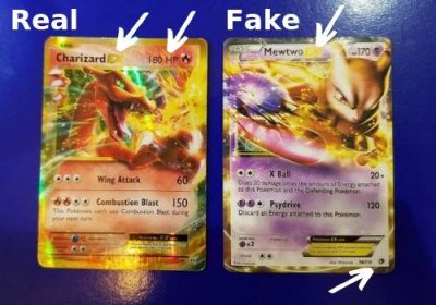 Zkontrolujte hologram - Jak poznat falešné karty Pokémonů