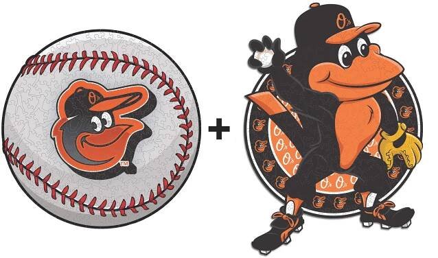 2 PACK Baltimore Orioles™ Baseball + Mascot