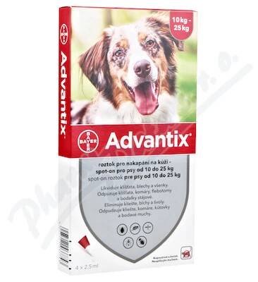 Advantix pro psy 10-25kg spot-on 1x2.5ml