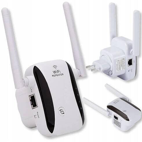 Zesilovač signálu WIFI Repeater LAN 300Mbps