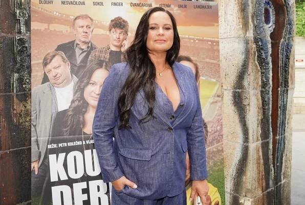 Jitka Čvančarová viditelně zeštíhlela.  
