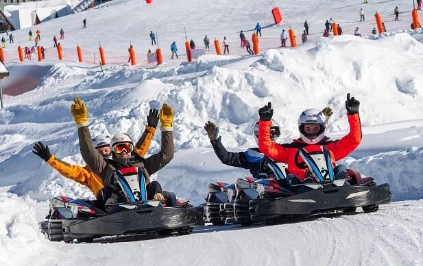 Karting Ice Circuit in Val Thorens