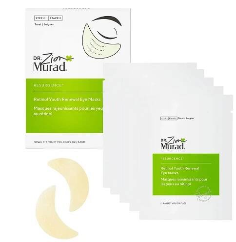 Dr Zion x Murad retinol youth renewal eye masks