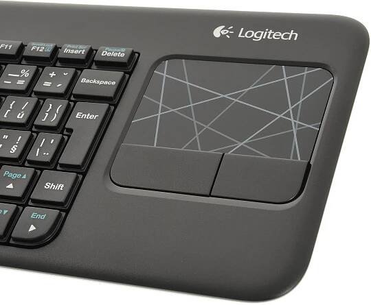 Logitech Wireless Touch Keyboard K400 CZ černá