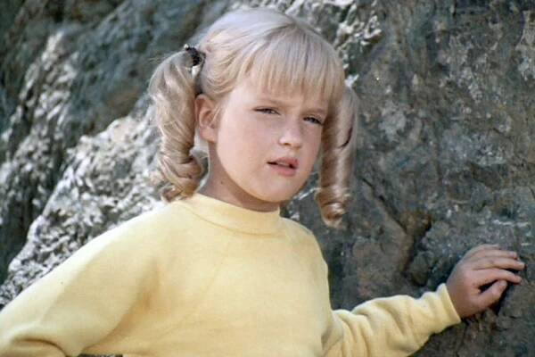 Susan Olsen as Cindy Brady in THE BRADY BUNCH episode, "Grand Canyon or Bust."