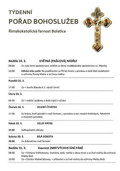 Archiv Pořadu bohoslužeb 2024 - Římskokatolická farnost Bolatice