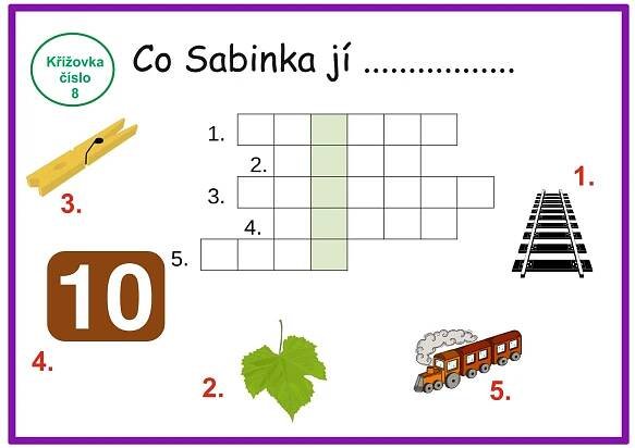 Obrázkové křížovky Zelenina | Inspirace (nejen) do školky