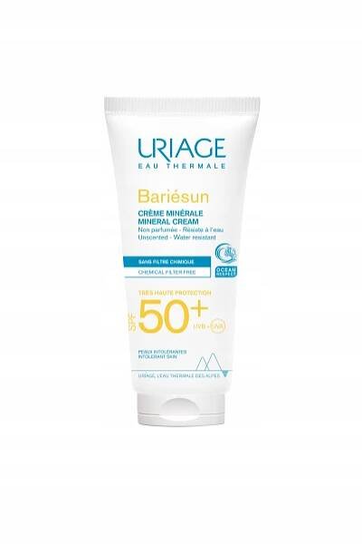 URIAGE Bariesun, minerální krém s ochranným faktorem SPF 50+, 100 ml