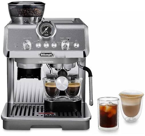 Pákový kávovar De'Longhi EC9255.M stříbrná barva
