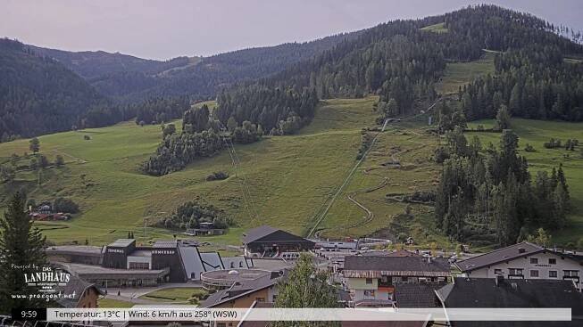 Livebild aus Kärnten – Webcam am Landhaus Apartments Prägant in Bad Kleinkirchheim