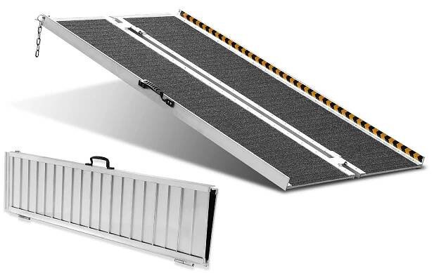 VEVOR Rampa Wózków 48,03 x 15,08 x 3,35 Cala Nośność 363 Kg Składana Rampa