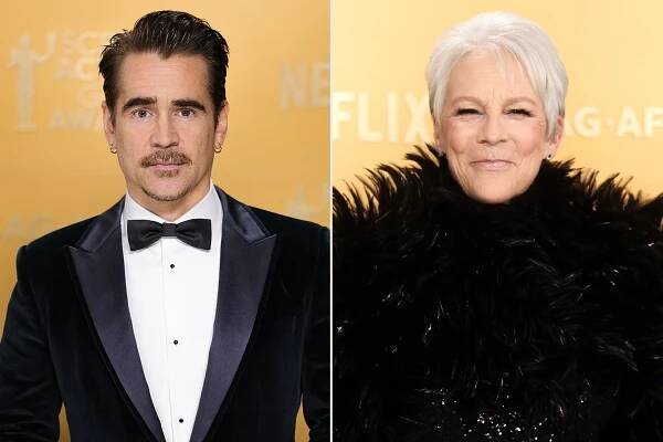 Jamie Lee Curtis Introduces Colin Farrell as 'the Man Who Gave Me COVID’ at SAG Awards 2025