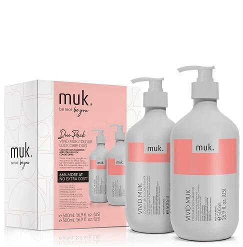 Muk Vivid Muk 500ml Shampoo and Conditioner Duo Pack