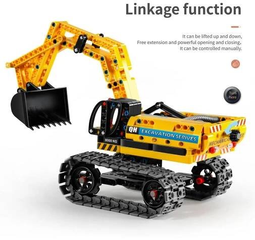 IM-Master Stavebnice 2 v 1 Bagr a robot 342 dílků