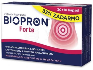 Biopron Forte 40 kapsúl (30+10 zadarmo)