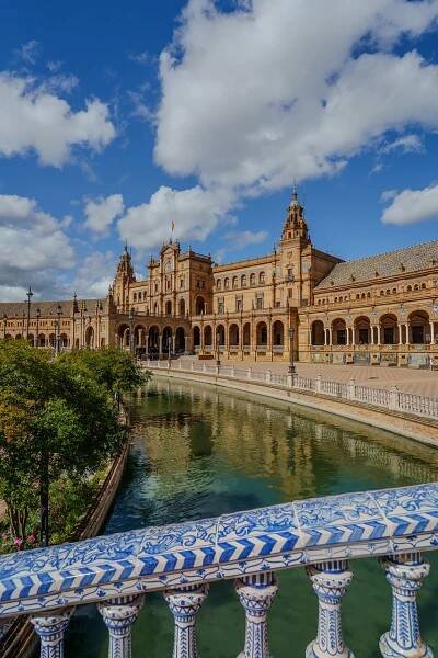 Náměstí, Sevilla, Španělsko, Andalusie