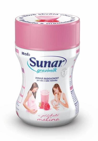 Sunar gravimilk malina 300 g
