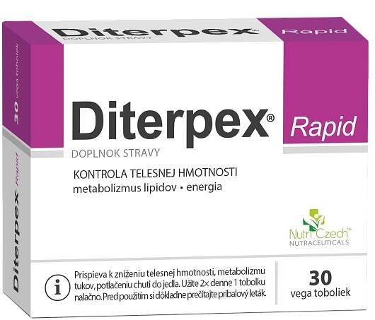 Diterpex® Rapid - Efektívne znižuje hmotnosť a potláča chuť k jedlu