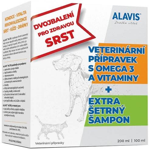 Alavis Nutri 200 ml + Alavis Extra šetrný šampon 100 ml