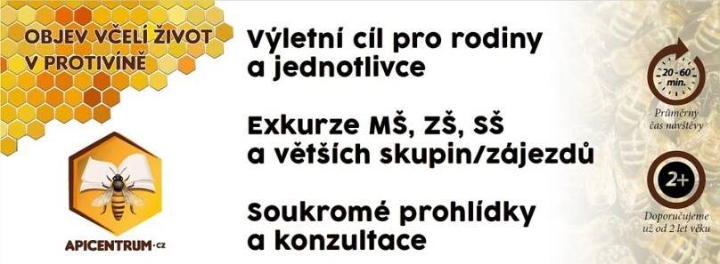 APICENTRUM PROTIVÍN – výletní cíl o včelách, včelaření, kurzy pro včelaře