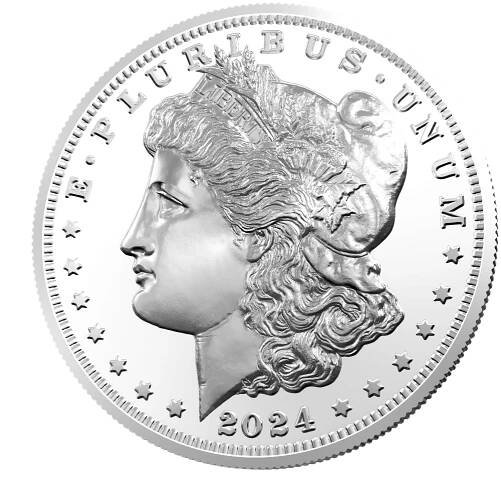 Morgan Silver Dollar 2024 Proof Coin, , video
