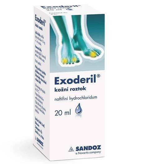 Exoderil 10 mg/ml kožní roztok, 20 ml