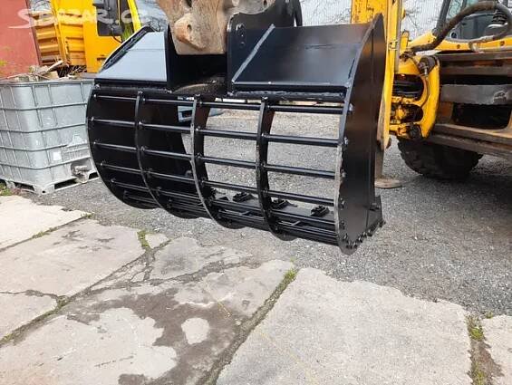 Roštová lopata- třídící lžíci upínaní JCB š.90cm