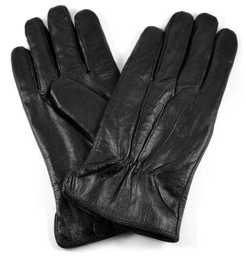 Černé kožené rukavice Raven Black