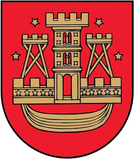 Soubor:Coat of arms of Klaipeda (Lithuania).svg