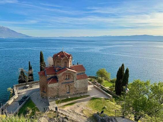 St John Kaneo Church in, Ohrid, Macedonia