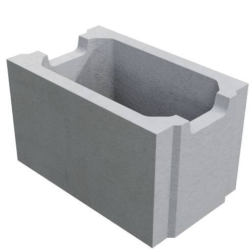 Ztracené bednění: Betonové bednicí tvarovky - délka 40 cm