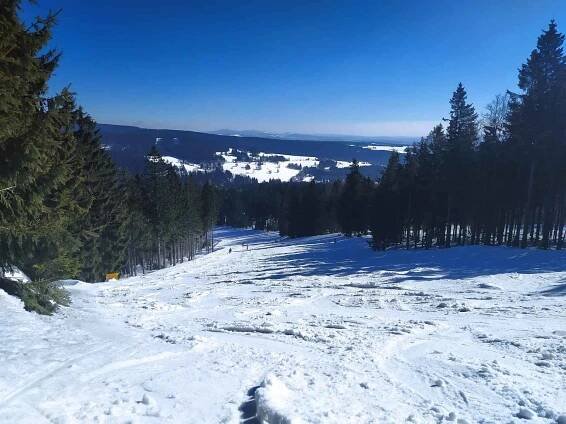 Ski centrum Říčky v Orlických horách.