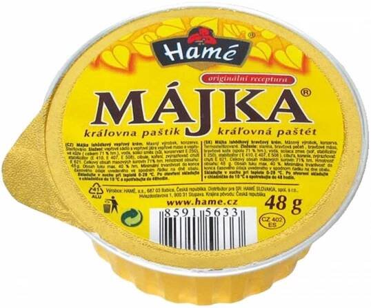 Obrázek k výrobku 4017 - Paštika Májka Hamé