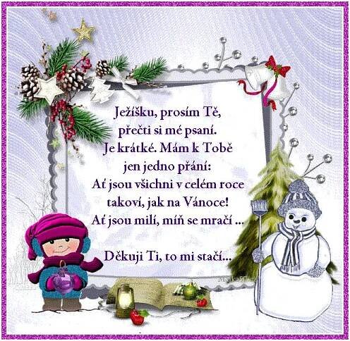 vánoční přání