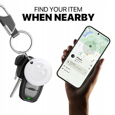 GPS LOKÁTOR KLÍČŮ MiLi MiTag Tracker Android + POUZDRO PŘÍVĚSEK NA KLÍČE Značka MiLi